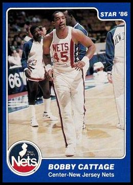 1985-86 Star Lifebuoy New Jersey Nets 3 Bobby Cattage